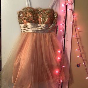 Pink prom dress